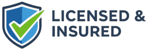 Licensed and insured exterior contractor badge representing SunTek Exteriors professional credentials Licensed and insured exterior contractor badge representing SunTek Exteriors professional credentials
