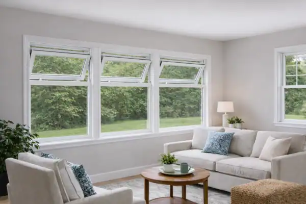 awning replacement windows in bathroom providing privacy and natural light